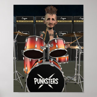 Bing von den Punksters Poster