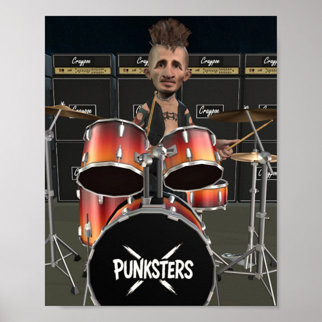 Bing von den Punksters Poster (Vorne)