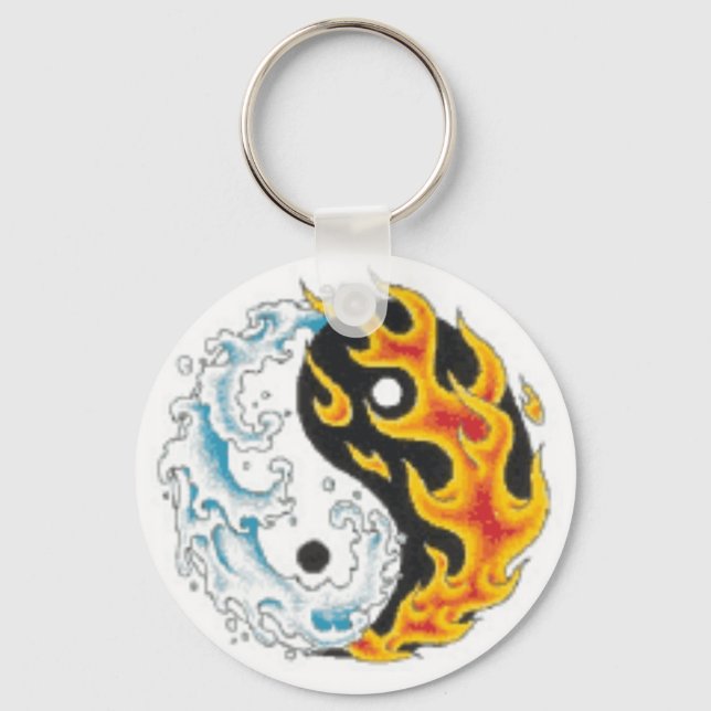 Bing-Yang-Flamme-Schlüsselanhänger Schlüsselanhänger (Vorderseite)