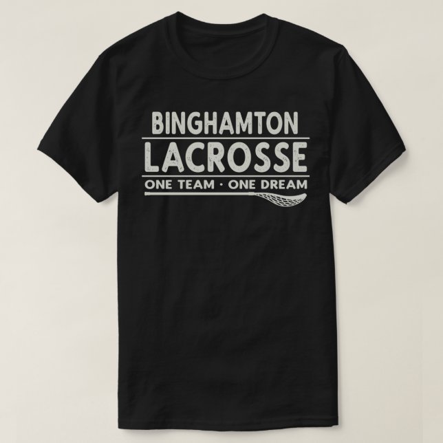 Binghamton Lacrosse One Team One Dream T-Shirt (Design vorne)