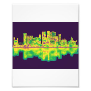 Binghamton New York Skyline Fotodruck
