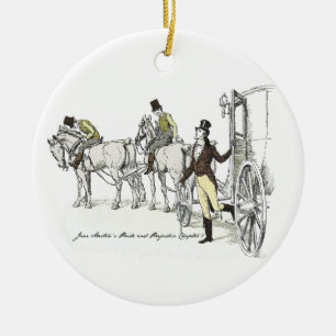 Bingley Arrives - Jane Austen Pride & Prejudice Keramik Ornament