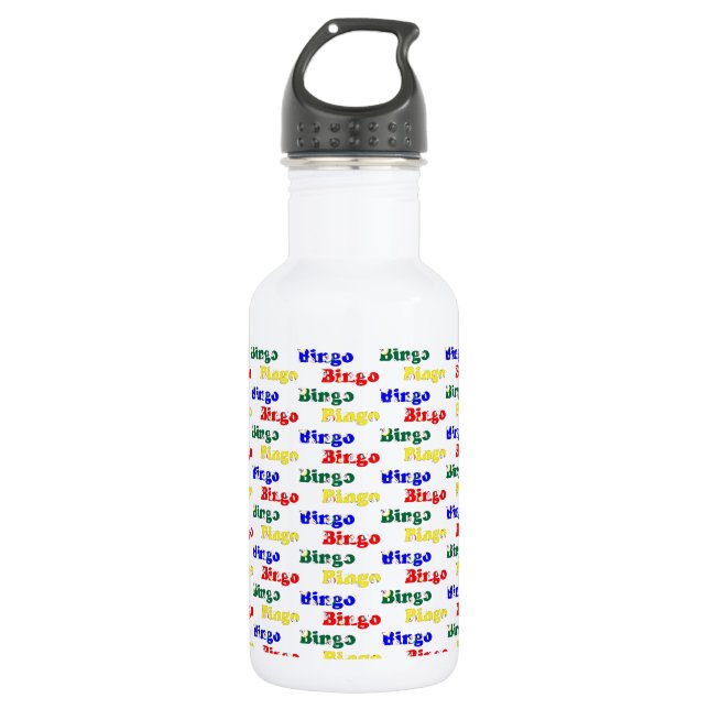 Bingo 4 Ways Muster Trinkflasche (Vorderseite)
