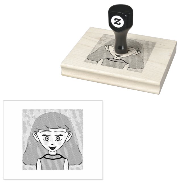 Bingo Anime Stephanie Gummistempel (Stempel)