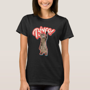 Bingo-Ansager-Shirt Lustige Bingo-Shirts Retro-Kat T-Shirt