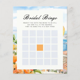 Bingo Aperol Spritz Amalfi Brautparty Game