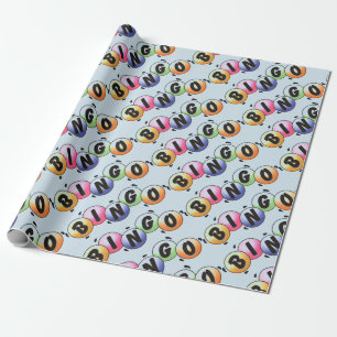 Bingo Baby Blue Wrapping Paper Geschenkpapier