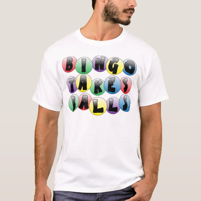 Bingo-Bälle T-Shirt (Vorderseite)