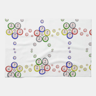 Bingo Balls Geschirrtuch