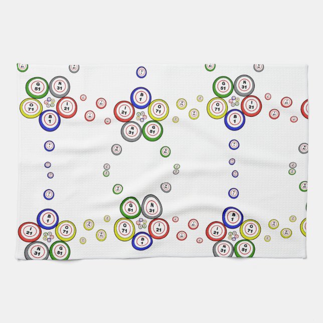 Bingo Balls Geschirrtuch (Horizontal)