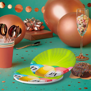 Bingo Balls Pappteller