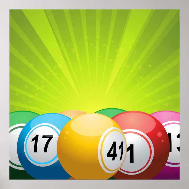 Bingo Balls Poster (Vorne)