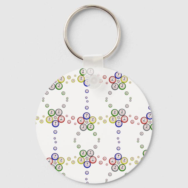 Bingo Balls Schlüsselanhänger (Vorderseite)