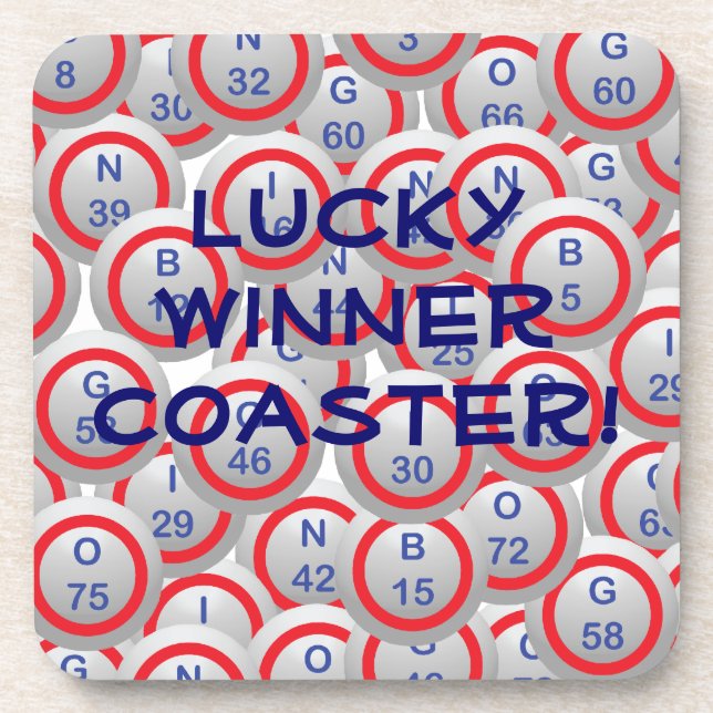 Bingo Balls Untersetzer (Vorderseite)