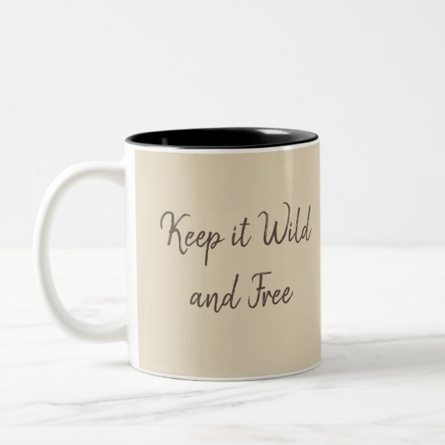 Bingo-Becken Zweifarbige Tasse (Links)