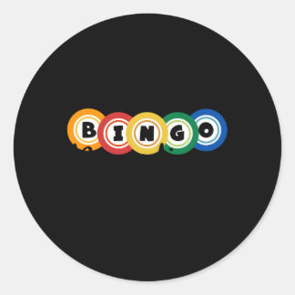Bingo Besties Bingo Buddy Bingo Runder Aufkleber