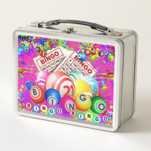 BINGO BINGO entworfen von CBDOilPrincess Metall Brotdose