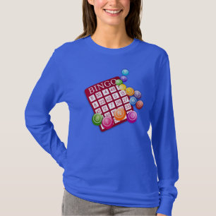 Bingo! Bingo-Karte und Marker T-Shirt