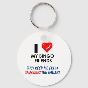 BINGO! Bingoentwürfe für den fabelhaften Spieler Schlüsselanhänger