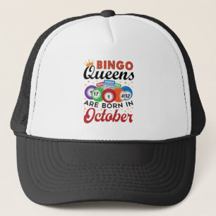Bingo Birthday Bingo Queens sind im Oktober Gebore Truckerkappe