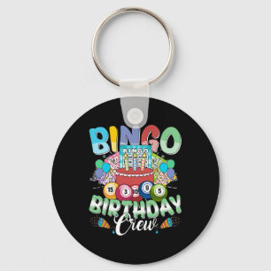 Bingo Birthday Crew Bingo Player Weihnachten Schlüsselanhänger