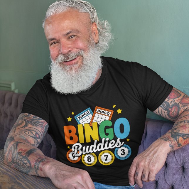 Bingo Buddies Fun Matching Bingo Friend T-Shirt (Von Creator hochgeladen)