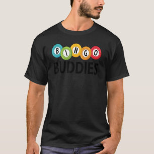 Bingo Buddies Lucky Game Lotterie Männer Frauen Ki T-Shirt