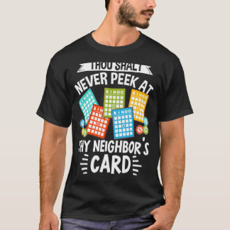 Bingo Caller Player Lucky Bingo 15 T-Shirt
