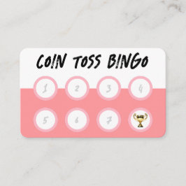 Bingo Card Drink Game für Party Visitenkarte