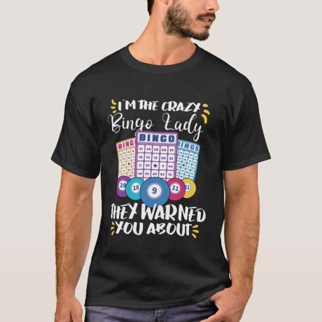 Bingo Card Game Grandma Bingo Player Bingo Cards   T-Shirt (Vorderseite)