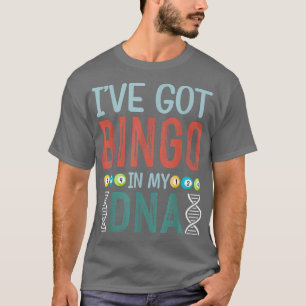 Bingo Card Game Oma Bingo Player Bingo Karten T T-Shirt