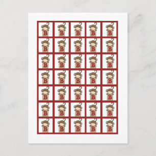 Bingo Card Markers Cocalos Tasten Postkarte