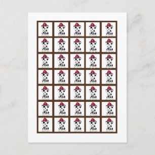 Bingo Card Markers Nojo Fire Motor Postkarte