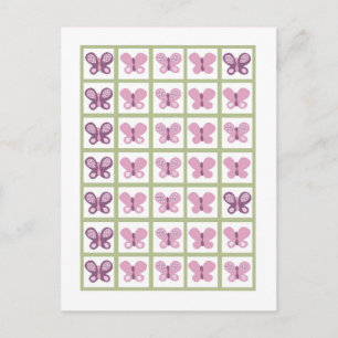 Bingo Cartes Marqueurs Sugar Plum Papillon