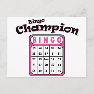 Bingo Champion Postkarte