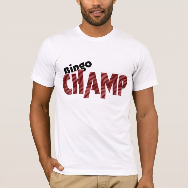 Bingo-Champions-Meistervegas-Art-Shirt T-Shirt (Vorderseite)