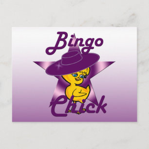 Bingo Chick #9 Postkarte