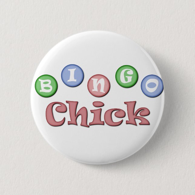 Bingo Chick Button (Vorderseite)