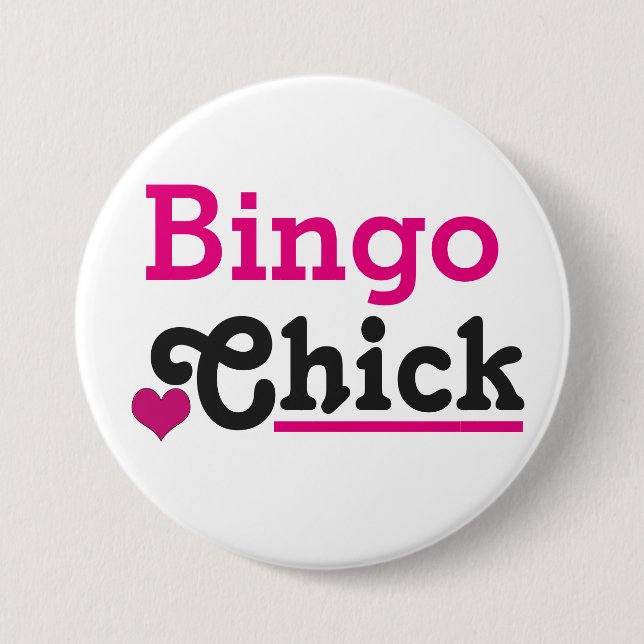 Bingo Chick Button (Vorderseite)