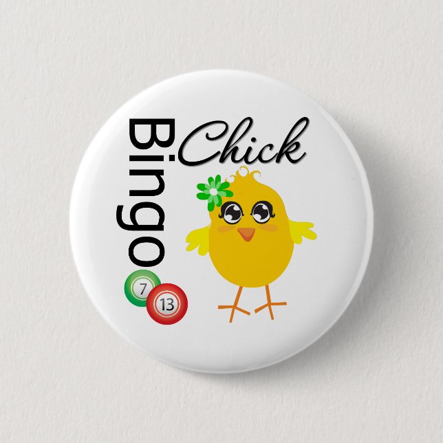Bingo Chick Button (Vorderseite)