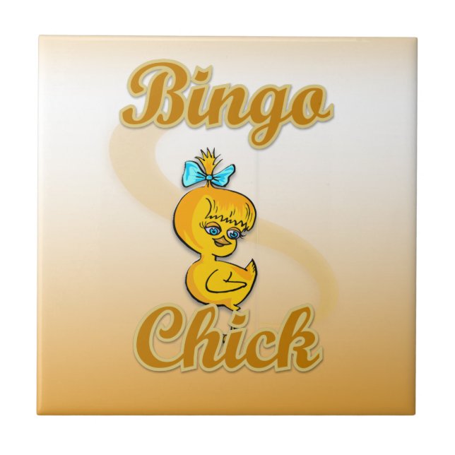 Bingo Chick Fliese (Vorderseite)