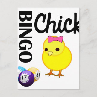 Bingo Chick Postkarte