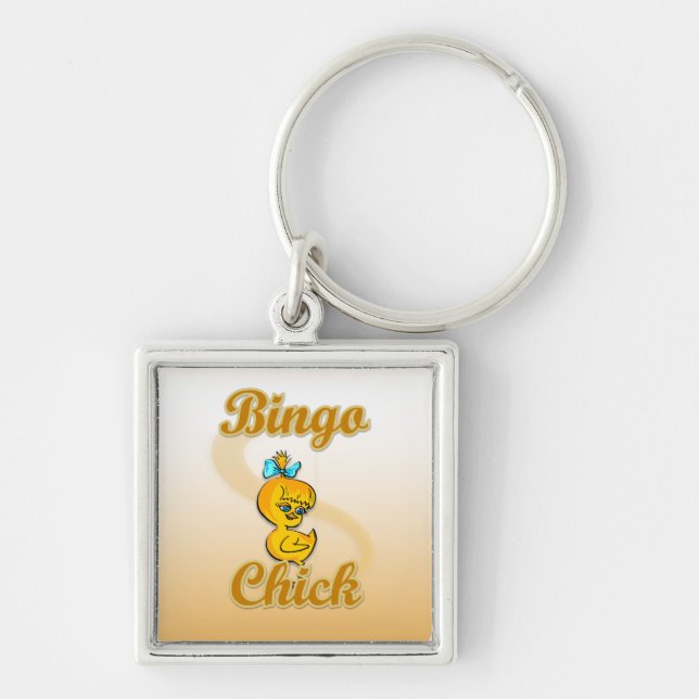 Bingo Chick Schlüsselanhänger (Vorne)