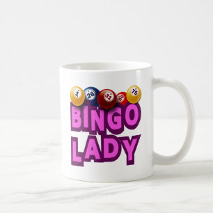 BINGO-DAME KAFFEETASSE