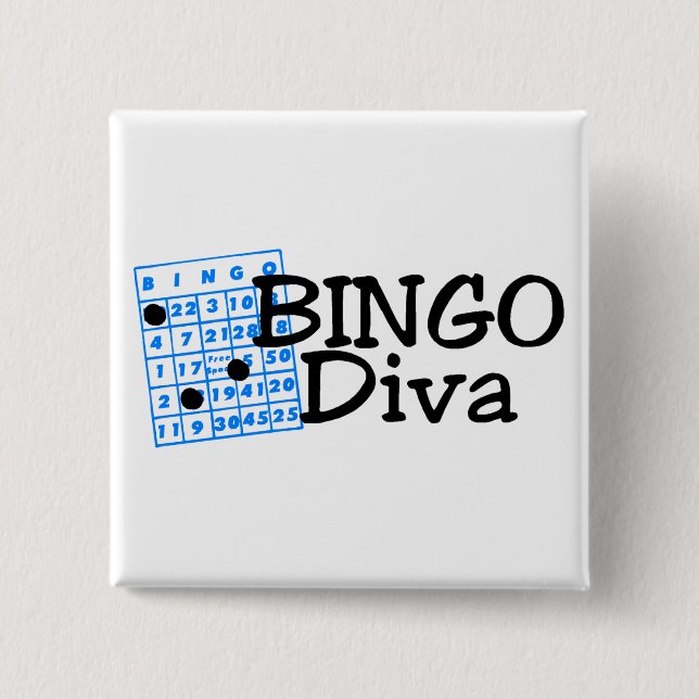 Bingo-Diva Button (Vorderseite)