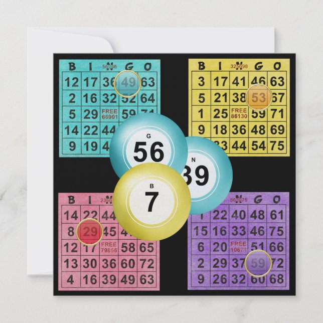 BINGO-Einladung Einladung (Vorderseite)