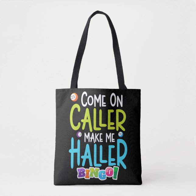 Bingo Funny Player macht mich Holler Tasche (Vorderseite)