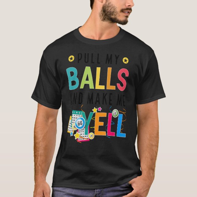 Bingo für Männer Glücksspielerinnen Bingo Caller G T-Shirt (Vorderseite)