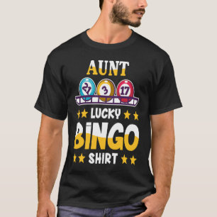 Bingo für Tante Lucky Bingo T-Shirt