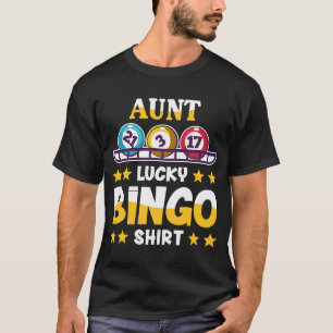 Bingo für Tante Lucky Bingo T-Shirt